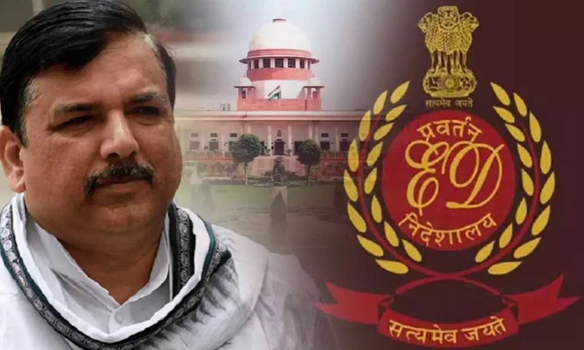 दिल्ली शराब घोटाला : संजय सिंह की याचिका पर सुप्रीम कोर्ट में सुनवाई फरवरी तक टली दिल्ली शराब घोटाला : संजय सिंह की याचिका पर सुप्रीम कोर्ट में सुनवाई फरवरी तक टली